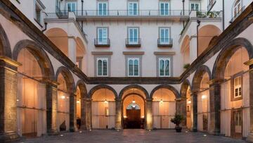 Imagen del Palazzo Caracciolo, donde se alojará el Madrid.