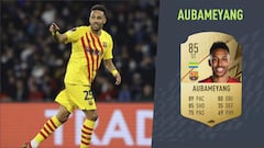FIFA 22: Pierre-Emerick Aubameyang, así es en FUT la revelación del Barça