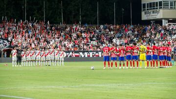 Vallecas, en el último Rayo-Atlético.