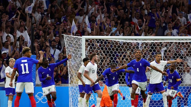 Estados Unidos cae en su debut en fútbol de Juegos Olímpicos ante Francia