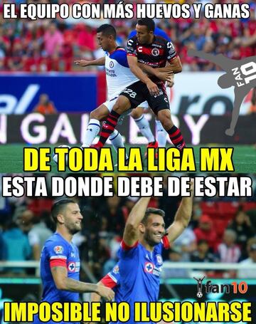 Agónico empate de Cruz Azul; y los memes no perdonan