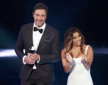 Los presentadores de la Gala Eva Longoria y Marco Schreyl.