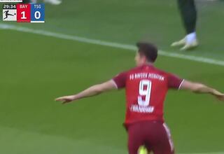 El extraordinario gol de Robert Lewandowski: ¡al ángulo!