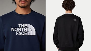 Sudadera The North Face en varios colores disponible en Amazon.