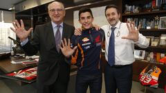 Visita de Marc Márquez a la sede de Repsol.