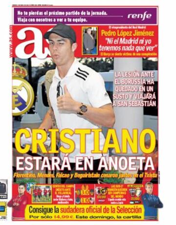 Las portadas de AS de abril