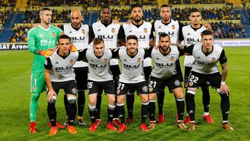 Jugadores del Valencia.