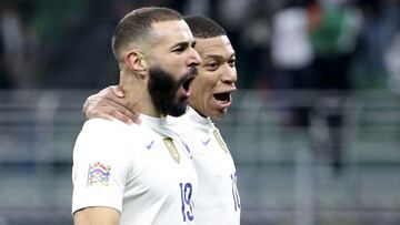 Benzema y Mbappé.