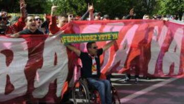 Protestas contra Fern&aacute;ndez.