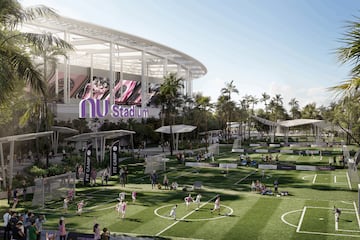 La Fan Zone del Nu Stadium será un dinámico espacio al aire libre donde se reunirán los aficionados antes, durante y después del partido con entretenimiento en vivo, actividades temporales, comida y bebida selectas, mercancía oficial y mucho más.