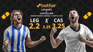 CD Leganés vs. CD Castellón: horario, dónde ver, pronósticos y clasificación