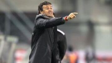 Luis Enrique, entrenador del Celta de Vigo.