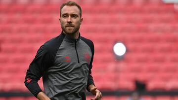 Eriksen vuelve a entrenar