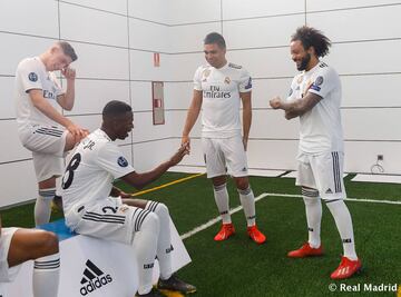 Vinicius, Casemiro y Marcelo