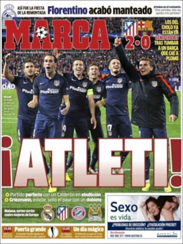 Portadas de la prensa mundial