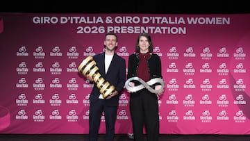 Simon Yates y Elisa Longo Borghini, ganadores del Giro de Italia en 2025.