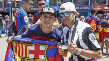 Fan Zone del Barcelona.