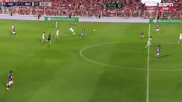 Carlos Palacios dio esta asistencia de lujo en Boca Juniors, pero pasó lo impensado