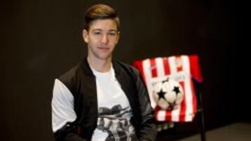Vietto posa durante la entrevista.