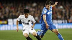 29/01/19  PARTIDO COPA DEL REY CUARTOS VUELTA 
 VALENCIA CF - GETAFE 
 KANG IN LEE HUGO DURO