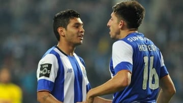 Héctor Herrera y Jesús Corona, Porto