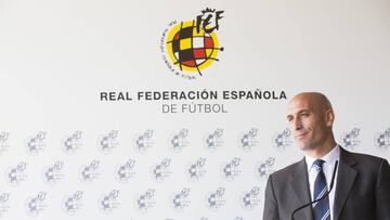 Luis Rubiales, presidente de la Federación.