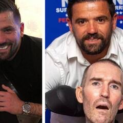 Nacho Novo se tatúa el rostro de Fernando Ricksen, futbolista enfermo de ELA