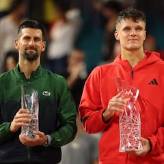 Así queda el ranking ATP tras el Masters 1000 de Miami: puestos de Djokovic, Alcaraz y clasificación