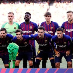 El 1x1 del Barça en el Gamper: Messi ya está con ritmo