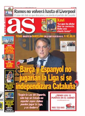 Las portadas de AS de octubre