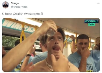 Grealish desatado: los mejores memes de la fiesta del inglés