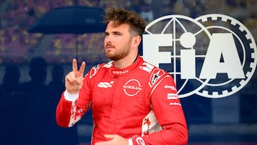 Oliver Rowland, de Nissan, en el E-Prix de Shanghái de Fórmula E.