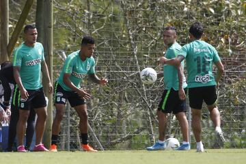 Así fue el entrenamiento de Atlético Nacional pensando en la primera fecha de cuadrangulares ante Cúcuta Deportivo en el Atanasio Girardot el sábado 9 de noviembre.