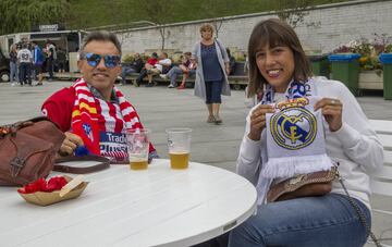 Ambiente previo en Tallín antes de la final de la Supercopa