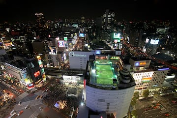 Otro estadio espectacular es el Adidas Football Stadium de Tokio situado en el ltimo piso de uno de los edificios de la marca.