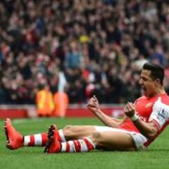 Alexis Sánchez volvió a anotar en triunfo clave de Arsenal