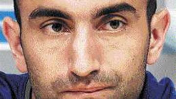 Abelardo, jugador del Barcelona.