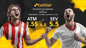 Atlético de Madrid vs. Sevilla FC: horario, TV, estadísticas, cuadro y pronósticos