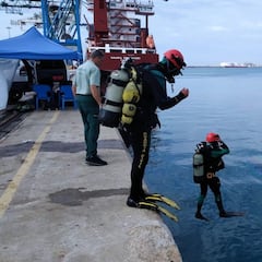 Tomás Gimeno podría haberse lastrado al fondo del mar con 8 kg de plomo