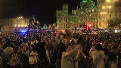 La Duodécima del Madrid se celebró en Cibeles y Canaletas
