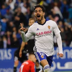 Javi Ros le hace justicia al Zaragoza en el derbi aragonés