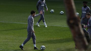 Giménez, el pasado lunes con el grupo.