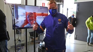 La plantilla del Barça se viste de Reyes Magos telemáticos