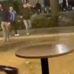 Atención a la pelea entre ultras del PSG y Aston Villa