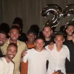 El divertido cumpleaños de Lautaro Martínez con sus compañeros de Inter