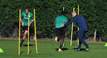 Rozada combate el parón con más ritmo en los entrenamientos