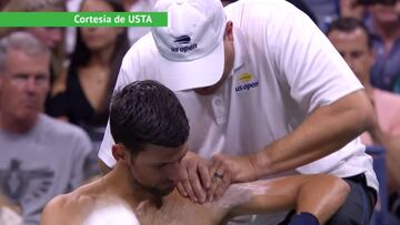 Djokovic supera a Londero pero acaba con problemas físicos