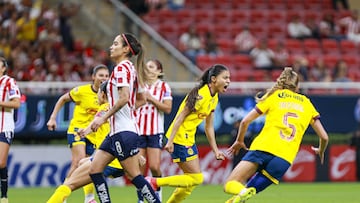 América rescata empate ante Chivas en las Semifinales
