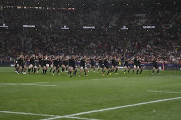 La haka neozelandesa, durante el España-Classic All Blacks del año pasado.