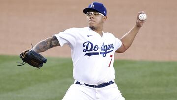 Julio Ur&iacute;as trabaja siete entradas en triunfo de Dodgers sobre Mariners